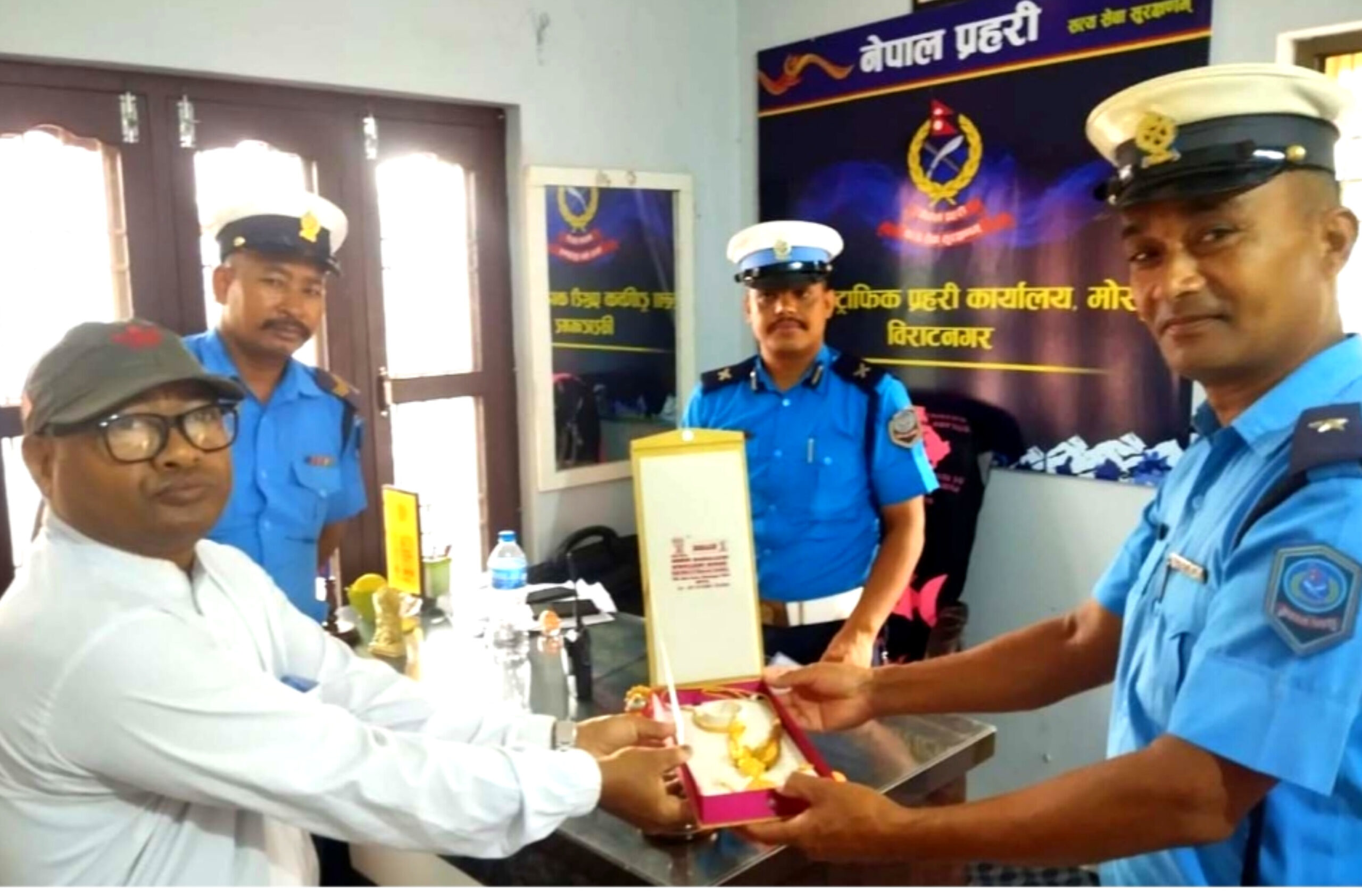 मोरङ ट्राफिक प्रहरीको इमान्दारी