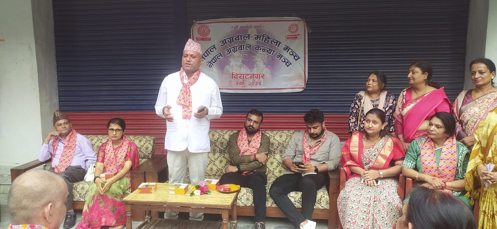 नेपाल अग्रवाल महिला मञ्चले विराटनगरमा निःशुल्क खानेपानीको व्यवस्था