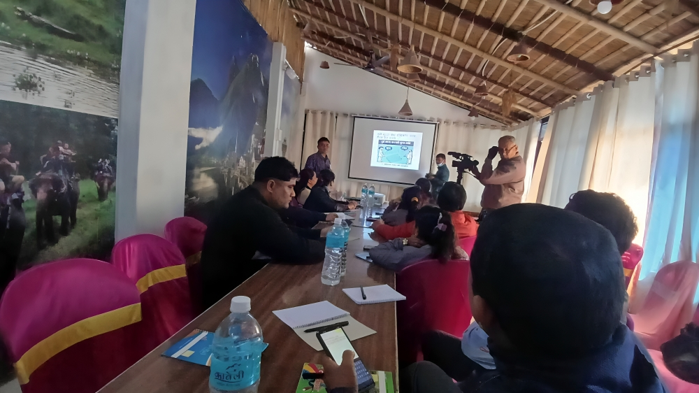 दलित महिला संघ (फेडो) को आयोजनामा मिडियाकर्मिहरुसंग अन्तरक्रिया