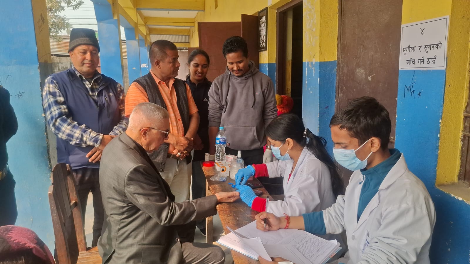 नोना कोइराला स्मृति प्रतिष्ठानद्वारा निःशुल्क स्वास्थ्य शिविर आयोजना